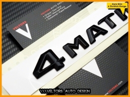 Mercedes 4 Matic / 4Matic Bagaj Yazı Logo Amblem