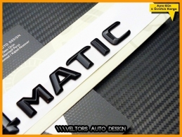 Mercedes 4 Matic / 4Matic Bagaj Yazı Logo Amblem