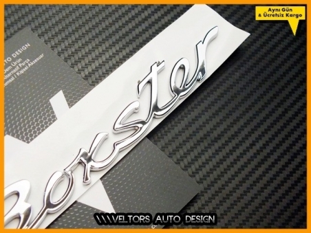 Porsche Boxster&nbsp;Bagaj Yazı Boxster&nbsp;Logo Amblem