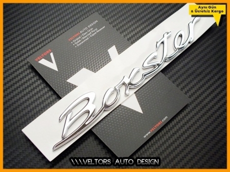 Porsche Boxster&nbsp;Bagaj Yazı Boxster&nbsp;Logo Amblem