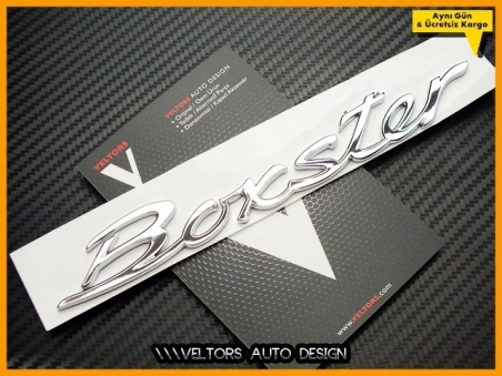Porsche Boxster&nbsp;Bagaj Yazı Boxster&nbsp;Logo Amblem