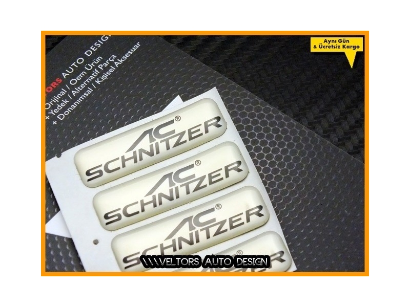BMW AC Schnitzer Body Logo Amblem Seti