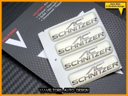 BMW AC Schnitzer Body Logo Amblem Seti