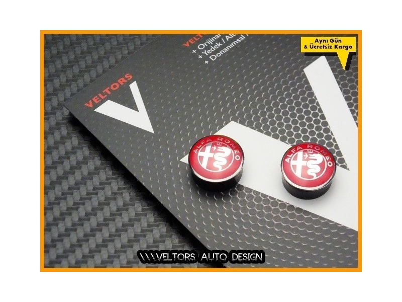 Alfa Romeo Kumanda Anahtar Logo Amblem Seti