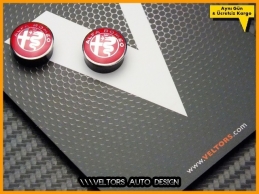 Alfa Romeo Kumanda Anahtar Logo Amblem Seti