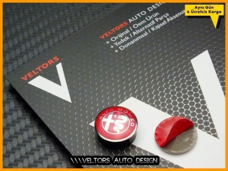 Alfa Romeo Kumanda Anahtar Logo Amblem Seti