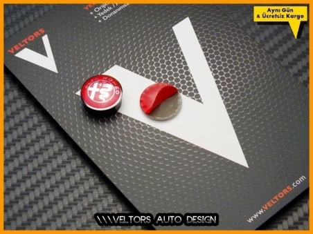 Alfa Romeo Kumanda Anahtar Logo Amblem Seti
