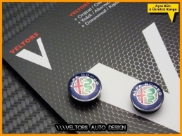 Alfa Romeo Kumanda Anahtar Logo Amblem Seti