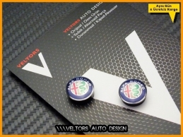 Alfa Romeo Kumanda Anahtar Logo Amblem Seti