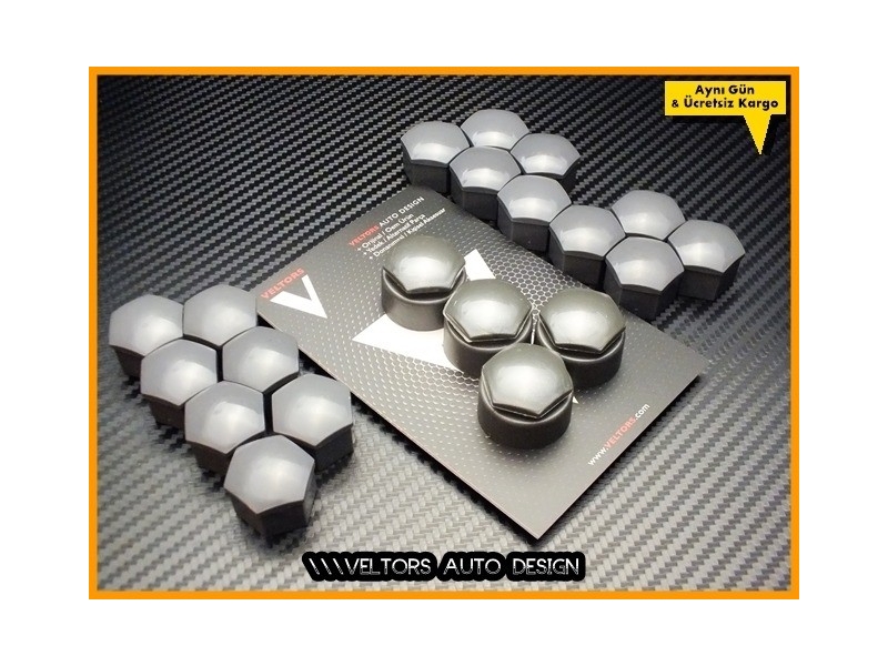 Audi Kilitli Jant Bijon Kapak Seti