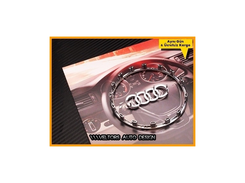 Audi A1 A3 A4 Q3 Q5 Airbag Direksiyon Logo Amblem