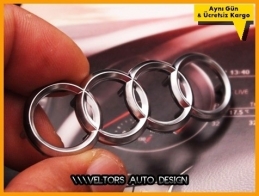 Audi A1 A3 A4 Q3 Q5 Airbag Direksiyon Logo Amblem