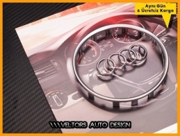 Audi A1 A3 A4 Q3 Q5 Airbag Direksiyon Logo Amblem