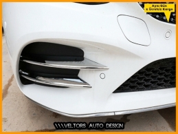 Mercedes W205 C Class AMG Krom Ön Tampon Izgara Eki Mercedes W205 C Class AMG Krom Ön Tampon Izgara Eki