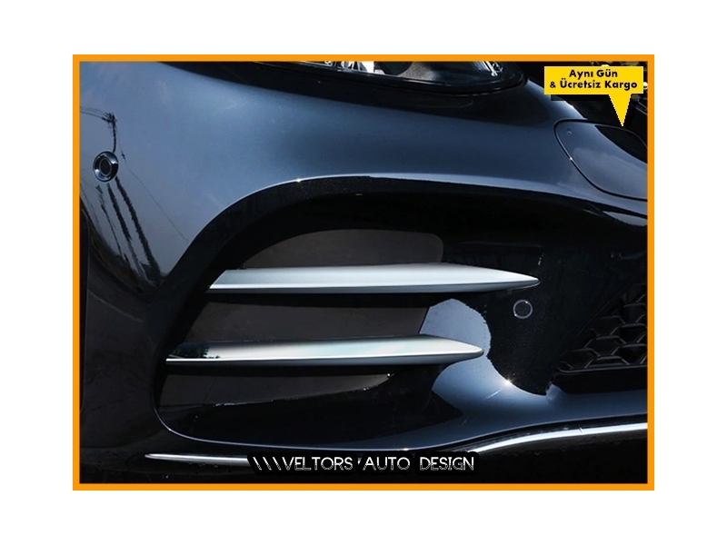 Mercedes W205 C Class AMG Krom Ön Tampon Izgara Eki Mercedes W205 C Class AMG Krom Ön Tampon Izgara Eki