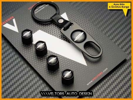 Mini John Cooper Works Logo Amblem Anahtarlık Sibop Kapak Seti