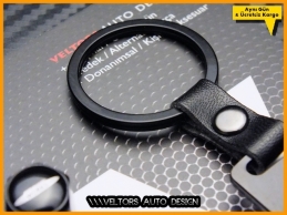 Mini John Cooper Works Logo Amblem Anahtarlık Sibop Kapak Seti