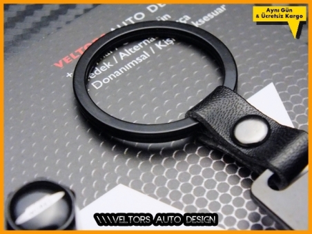 Mini John Cooper Works Logo Amblem Anahtarlık Sibop Kapak Seti