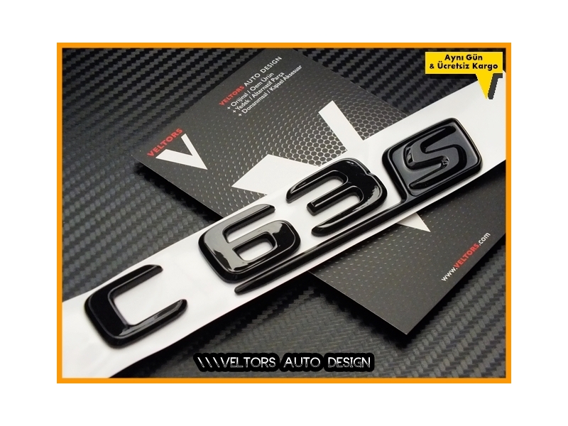 Mercedes C Class Piano Black / Parlak Siyah C 63 S / C63S Bagaj Yazı Mercedes C Class Piano Black / Parlak Siyah C 63 S / C63S Bagaj Yazı