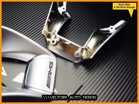 Mercedes AMG Direksiyon Köprü Eki Yazı Logo Amblem