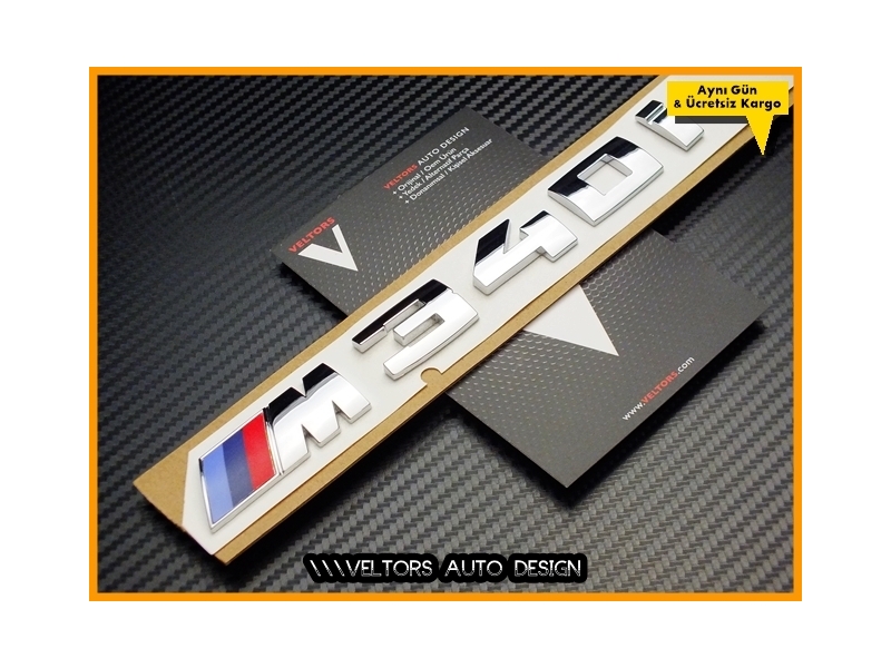 BMW 3 Serisi M 340 i / M340i Bagaj Yazı Logo Amblem