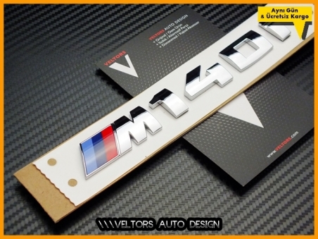 BMW 1 Serisi M140i / M 140 i Bagaj Yazı Logo Amblem