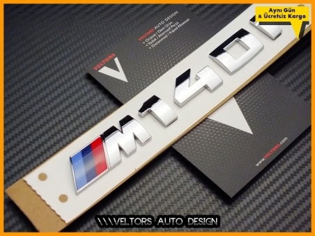 BMW 1 Serisi M140i / M 140 i Bagaj Yazı Logo Amblem