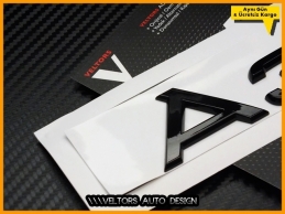Audi Piano Black / Parlak Siyah A3 Bagaj Yazı Logo Amblem