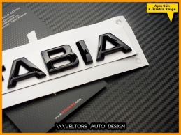 Skoda Parlak Siyah / Piano Black Fabia Bagaj Yazı Logo Amblem