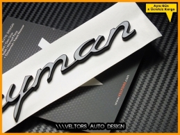 Porsche Cayman Piano Black Bagaj Yazı Logo Amblem Porsche Cayman Piano Black Bagaj Yazı Logo Amblem