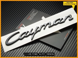Porsche Cayman Piano Black Bagaj Yazı Logo Amblem Porsche Cayman Piano Black Bagaj Yazı Logo Amblem
