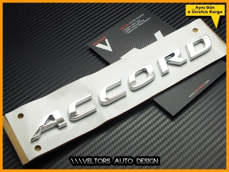 Honda Accord Bagaj Yazı Logo Amblem