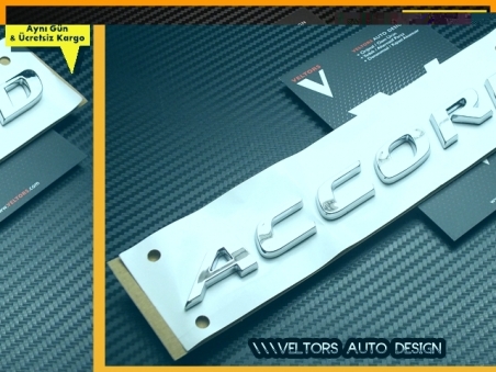 Honda Accord Bagaj Yazı Logo Amblem
