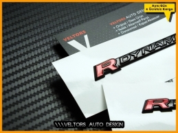 Range Rover R-DYNAMIC / R-Dynamic Logo Amblem Seti