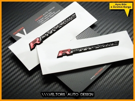Range Rover R-DYNAMIC / R-Dynamic Logo Amblem Seti