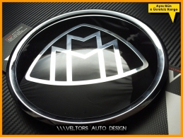 Mercedes MAYBACH Ön Izgara MAYBACH Logo Amblem Mercedes MAYBACH Ön Izgara MAYBACH Logo Amblem