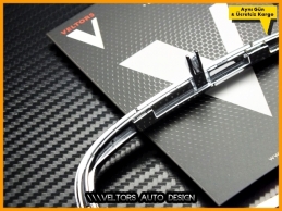 Mercedes W203 C Class Krom Vites Körük Çerçevesi Mercedes W203 C Class Krom Vites Körük Çerçevesi