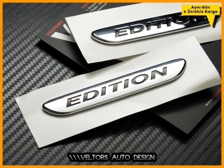 Mercedes Edition Yan Çamurluk Logo Amblem Seti