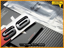 Audi Piano Black / Parlak Siyah A6 S Line S6 Bagaj Yazı Logo Amblem Audi Piano Black / Parlak Siyah A6 S Line S6 Bagaj Yazı Logo Amblem