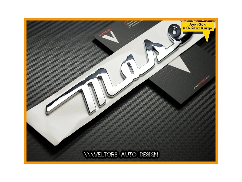 Maserati Bagaj Yazı Maserati Logo Amblem