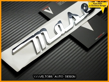 Maserati Bagaj Yazı Maserati Logo Amblem