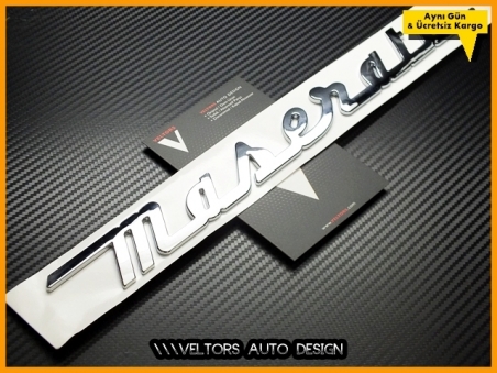 Maserati Bagaj Yazı Maserati Logo Amblem