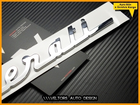 Maserati Bagaj Yazı Maserati Logo Amblem