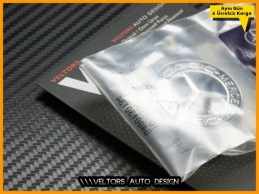 Mercedes W205 W213 W222 Kaput Izgara Logo Amblem