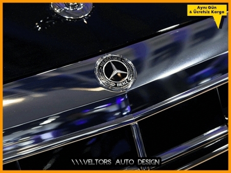 Mercedes W205 W213 W222 Kaput Izgara Logo Amblem
