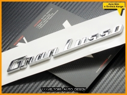 Maserati Granlusso Yan Yazı Granlusso Logo Amblem Maserati Granlusso Yan Yazı Granlusso Logo Amblem