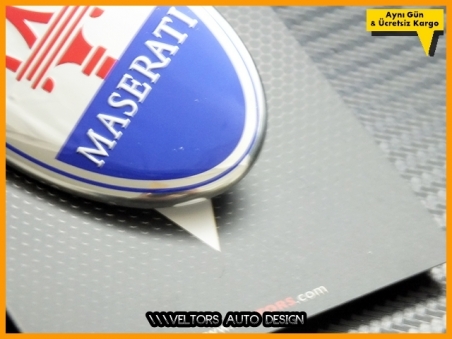 Maserati Kaput Yazı Maserati Logo Amblem