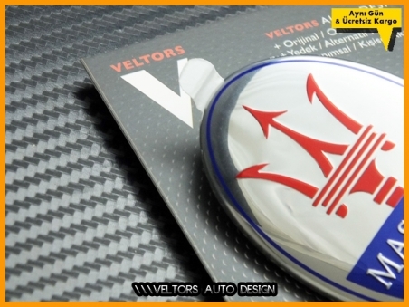Maserati Kaput Yazı Maserati Logo Amblem