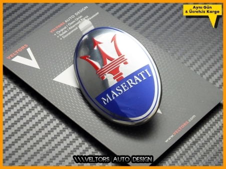 Maserati Kaput Yazı Maserati Logo Amblem