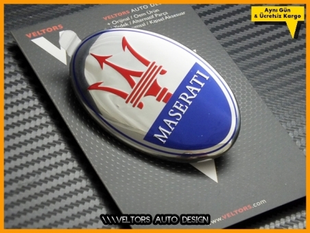 Maserati Kaput Yazı Maserati Logo Amblem
